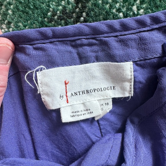 Anthropologie Purple Ruffled Women's Skirt - Picture 6 of 7